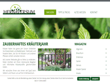 Tablet Screenshot of herbaversum.de